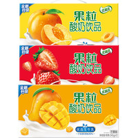 yili 伊利 优酸乳果粒酸奶饮品 245g*12盒8月 黄桃味245g*12盒