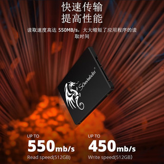 SomnAmbulist SSD固态硬盘sata ssd接口高速电脑笔记本台式硬盘 1T 2TB 960GB标配版【三年 只换不修 不带配件】