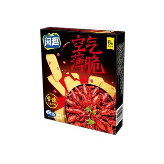 Tuc 闲趣 空气薄脆饼干香辣小龙虾味180g清咸薯片酥脆零食小吃