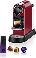 Krups 克鲁伯 Nespresso New CitiZ 胶囊咖啡机 XN7415(1260W，19bar泵压，1L水箱)，红色