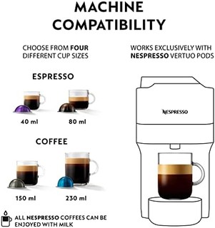 NESPRESSO 浓遇咖啡 Vertuo Pop 咖啡包机 Krups ,水薄荷色,XN920440