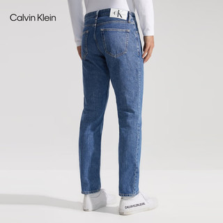 Calvin Klein Jeans【田柾国同款】男士复古纯棉直筒牛仔裤J325845 1A4-牛仔浅蓝 31