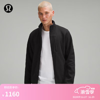 lululemon丨Sojourn 男士拉绒内里针织夹克 LM3EW9S 黑色/黑色 M