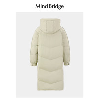 MindBridge 长款女士羽绒服冬季连帽韩版时尚保暖外套