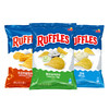 莱芙士（RUFFLES）薯片 82g*3原味+洋葱味+车达奶酪味 （口味） 零食大礼包
