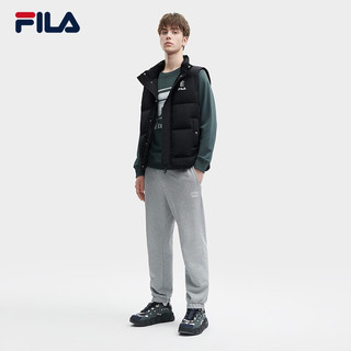 FILA X Études斐乐男士羽绒马甲2023冬时尚休闲简约立领上衣 传奇蓝-NV 180/100A/XL