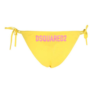 DSquared2二次方 辑精选 女士 黄色比基尼下装 Yellow 42