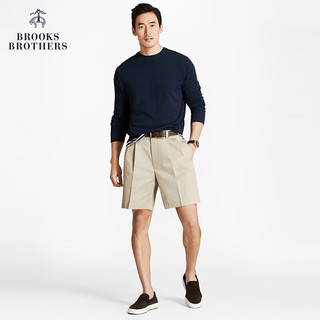 布克兄弟（BrooksBrothers）男士23纯色时尚薄款裤子休闲短裤 2004-米色 33