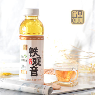 QIULI 丘里 原茶泡制 铁观音乌龙茶饮料 500mL*6瓶装