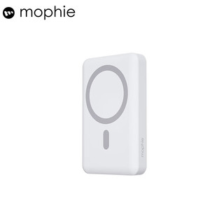 Mophie 适用Apple苹果iphone15磁吸无线充电宝20W快充移动电源15W无线外接电池 10000磁吸充电宝 白色