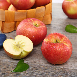京鲜生 集鲜生新疆阿克苏苹果 脆甜苹果 5斤装 果径90-95mm新鲜水果