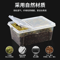 乌龟草龟巴西龟冬眠用品椰土饲养箱沙子盒过冬装备沙土沙龟用土窝
