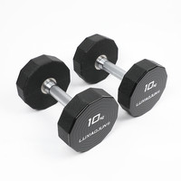 吕小军(luxiaojun)CPU哑铃运动力量训练哑铃12边家用商用私教