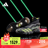 adidas阿迪达斯CODECHAOS LACELESS男女秋季中帮BOOST高尔夫球鞋 黑色/绿色 42(260mm)