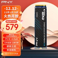 PNY 必恩威 2TB SSD固态硬盘  M.2接口 (NVMe协议 PCIe 4.0 x4) C