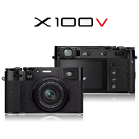 FUJIFILM 富士 X100V 黑色富士 x100v复古 数码 旁轴 无反 微单 相机 2610万像素