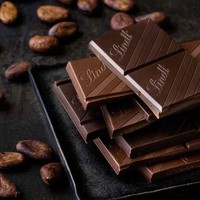 Lindt 瑞士莲 德国进口85%特醇可可黑巧克力100g 办公室零食 女友圣诞生日礼物