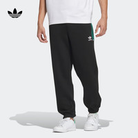 adidas阿迪达斯三叶草男装冬季束脚运动裤IZ1540 黑色/森林绿 A/S