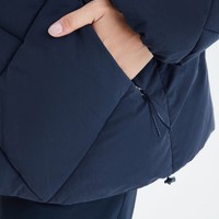 AIGLE 艾高 AIW22WOUT011女士户外弹性柔软时尚保暖舒适棉服外套 帝国深蓝 AC614 S(160/84A)