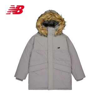 new balance NB23男女同款冬季潮流保暖连帽长款鸭绒羽绒服 TAG AMJ33330 L