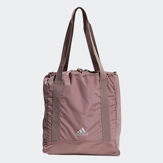 adidas 阿迪达斯 女子大容量抽绳运动包HI1673 奇妙氧化红/脉冲洋红/碳黑 NS