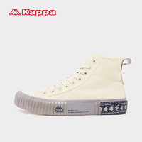 Kappa 卡帕 高帮涂鸦板鞋休闲运动鞋跑步鞋 K0AW5VS66-024 35