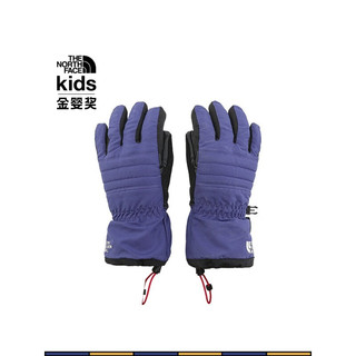 THE NORTH FACE北面滑雪手套男女童户外防水保暖|7RHC I0D/蓝紫色 XL