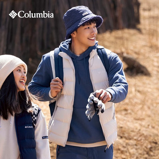Columbia哥伦比亚马甲男女户外鹅绒700蓬两面穿羽绒背心WE9932 278 S