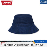 Levi's李维斯敦煌系列男士牛仔渔夫帽时尚百搭 蓝色 M