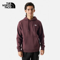 北面（The North Face）帽衫休闲户外运动套头衫卫衣保暖男女同款86Q2 I0I/豆沙色 XL180/108