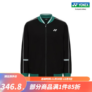 YONEX/尤尼克斯 150113BCR/250113BCR 23FW训练系列 男女款运动上衣yy 150113BCR 黑色（男款） L