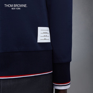 THOM BROWNE男士棉质米兰条纹针织套头衫 海军蓝色 0