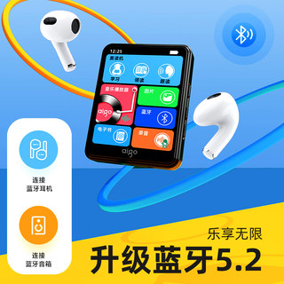 aigo 爱国者 MP3-325 MP3/MP4 2.4英寸无损HIFI音乐播放器 随身听小说复读机初中高中 32G黑色