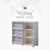 iloom 韩国iloom儿童推拉门书柜收纳架整理架储物架门造型设计