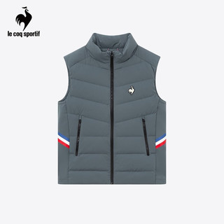 乐卡克（Le coq sportif）法国公鸡男款2023骑行系列秋冬背心运动羽绒服LEM23Q30501 岩石灰/SMW 3XL