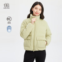 可隆 KOLON SPORTSECO羽绒夹克女户外防风鹅绒羽绒服 橄榄绿OG 155/XS