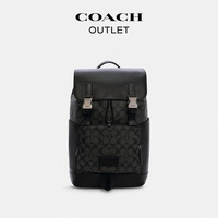 COACH 蔻驰 奥莱男士经典标志TRACK 双肩包
