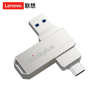 联想（Lenovo） MU251 U盘金属双接口 商务优盘 USB/Type-C手机U盘电脑两用 MU252（USB3.2+Type-c双接口）银色 256G