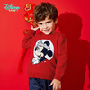 迪士尼(Disney)童装 男童纯棉针织衫可爱米奇圆领保暖毛衣防风御寒 米奇大红1407 12个月/身高80cm