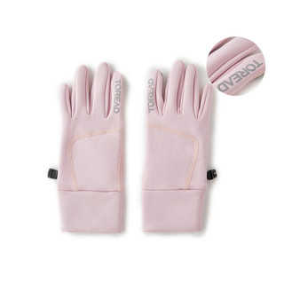 探路者（TOREAD）手套冬户外运动舒适防滑耐磨男女款徒步手套 城市粉 XL