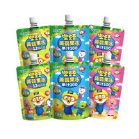 ZEK 蒟蒻果冻65g*6支吸吸果汁儿童零食添加益生菌白桃芒果12果蔬