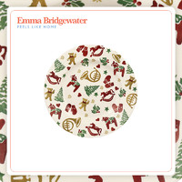 EMMA BRIDGEWATER 盘子陶瓷餐盘家用菜盘欧式平盘圣诞庆典8.5英寸