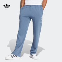 adidas阿迪达斯三叶草男装冬季宽松毛圈布运动裤IR7985 灰蓝 A/XL