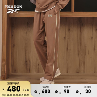 Reebok锐步男女款美拉德直筒简约休闲舒适长裤 23FRC603UGR1 A/M