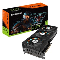 GIGABYTE 技嘉 魔鹰GIGABYTE GeForce RTX 4070 Gaming OC 12G 显卡 黑色