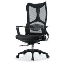 古雷诺斯 电脑椅人体工学办公椅子  S176-01-全黑