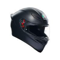 AGV 爱吉威 摩托车头盔 新款K1S 机车四季全盔 骑行跑盔 男女通用 哑光黑 S