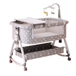 Marobaby 折叠婴儿床拼接大床多功能新生bb床便携可移动宝宝床尿布台摇篮床
