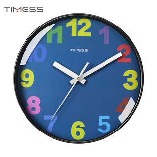 TIMESS 挂钟 钟表客厅家用创意简约时钟石英钟表挂墙时尚个性卧室时钟