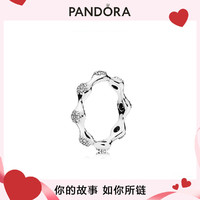 PANDORA 潘多拉 爱的豆荚银戒指925银高级时尚轻奢戒指女